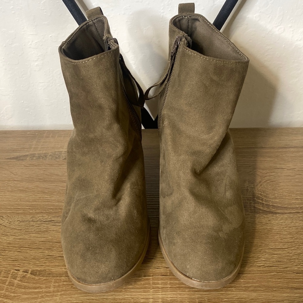Olive Booties - image 1